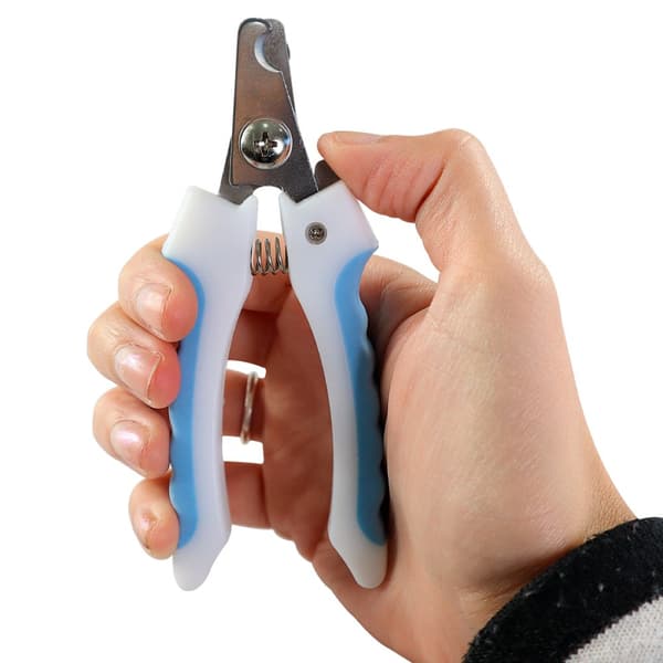 Tesoura Alicate Cortador de Unhas Pet Profissional para Cães e Gatos Porte Médio e Grande c/ lixa