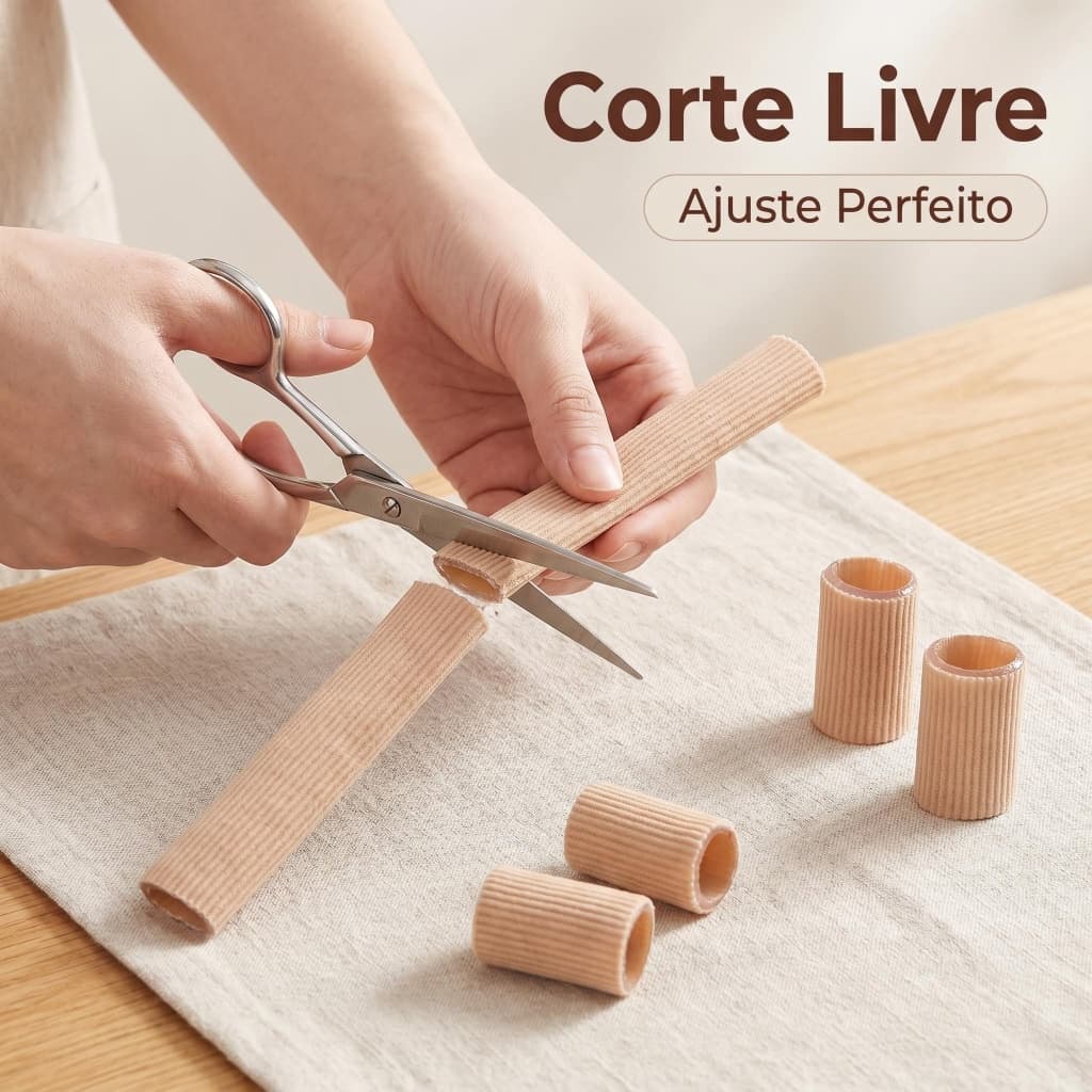 Protetor de Dedo de Pé Respirável de Silicone Macio