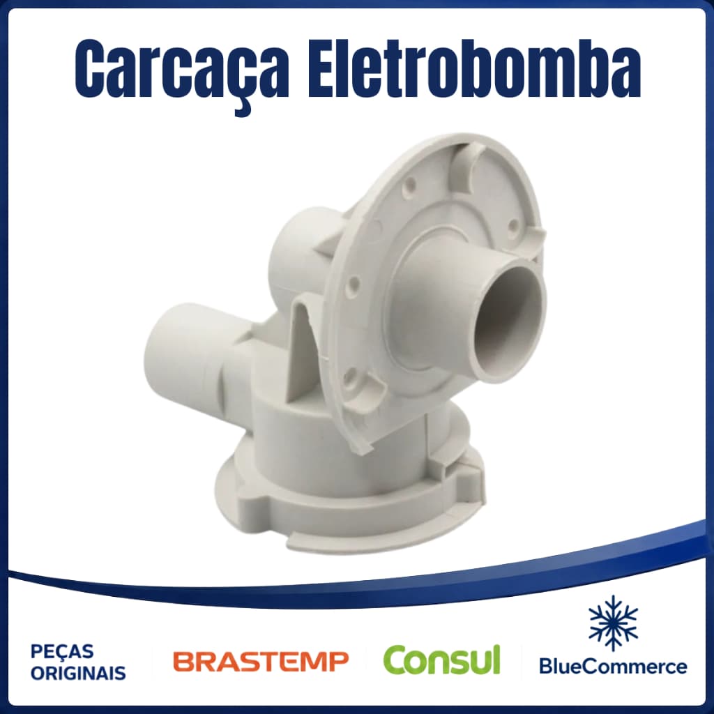 Carcaça Eletrobomba Lavadora Brastemp Consul ORIGINAL