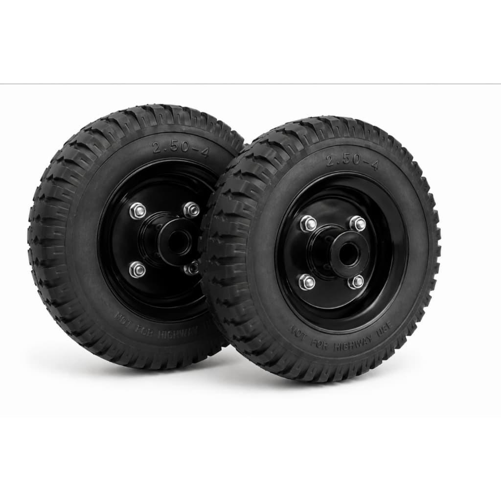 Roda Maciça Aro 2.50-4 Kit C/2 Carrinho De Carga Aro 4