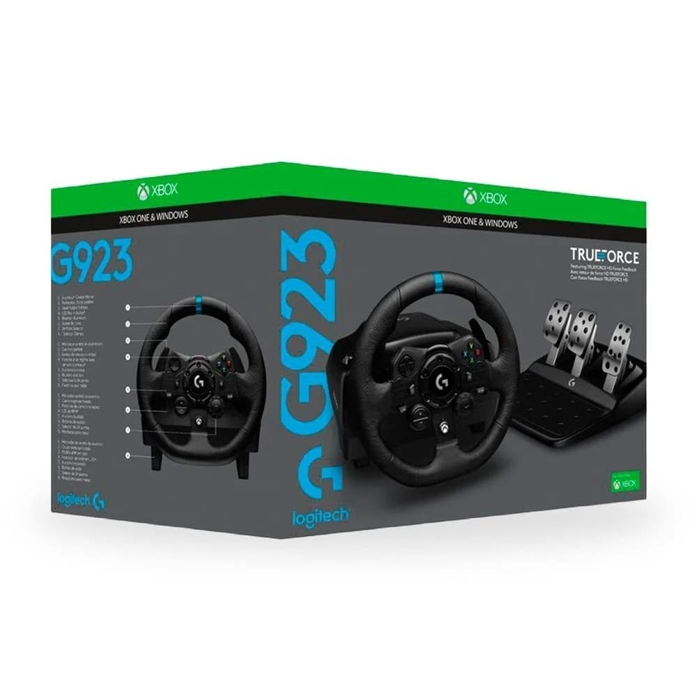 Volante Logitech G923 para Xbox e PC Gamer Simulador de Corrida Original