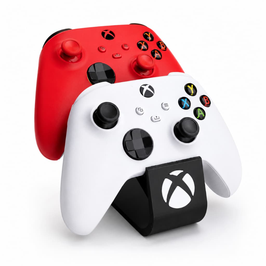 Suporte Duplo para Controle Xbox Series S/X e Xbox One com Logo – Organizador Gamer