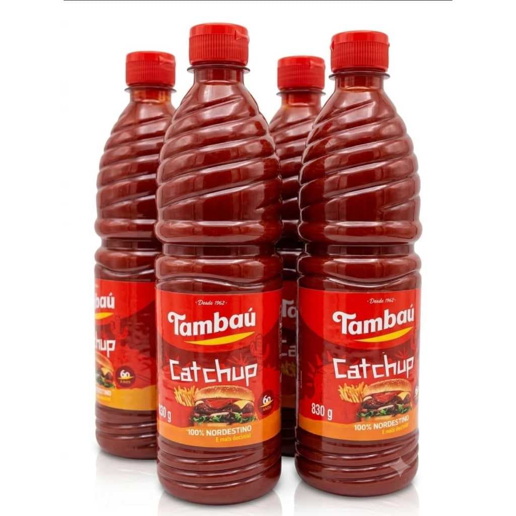 Catchup Tambaú Tradicional 830g Tamanho Família - O Verdadeiro Sabor do Nordeste