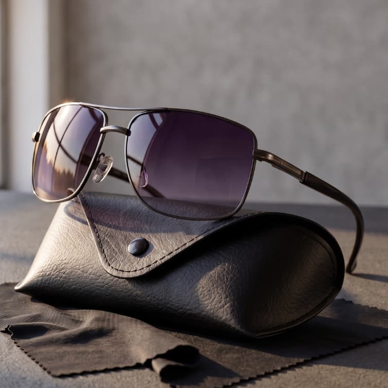 Óculos de Sol Aviador Quadrado Escuro Premium Basico Metal Atemporal Moda uv400 Masculino Feminino