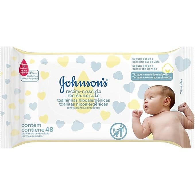 Toalha Umedecida Johnson's 48un