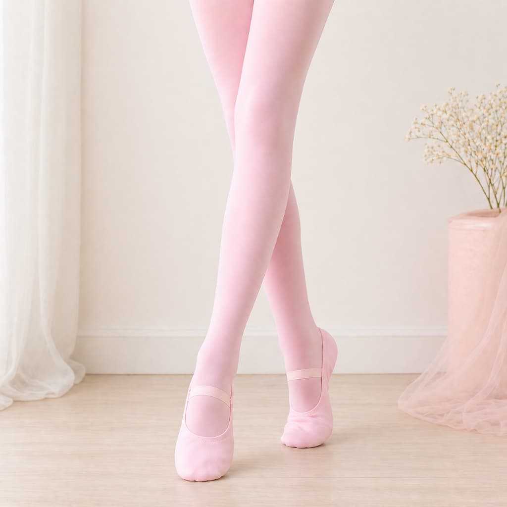 Meia Calça Ballet Infantil Fio 40 Premium Dança Jazz Bailarina Resistente