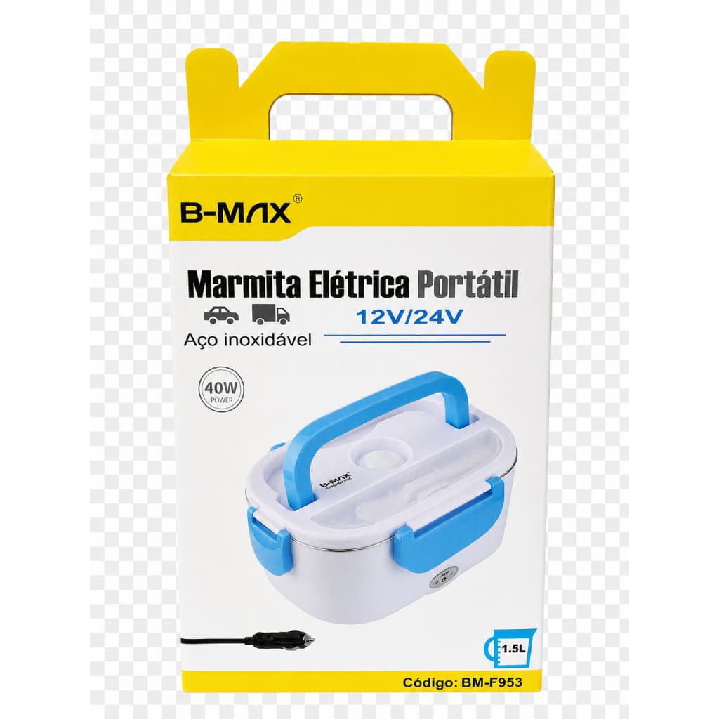 Marmita Elétrica Portátil B-MAX 12V/24V 1,5L
