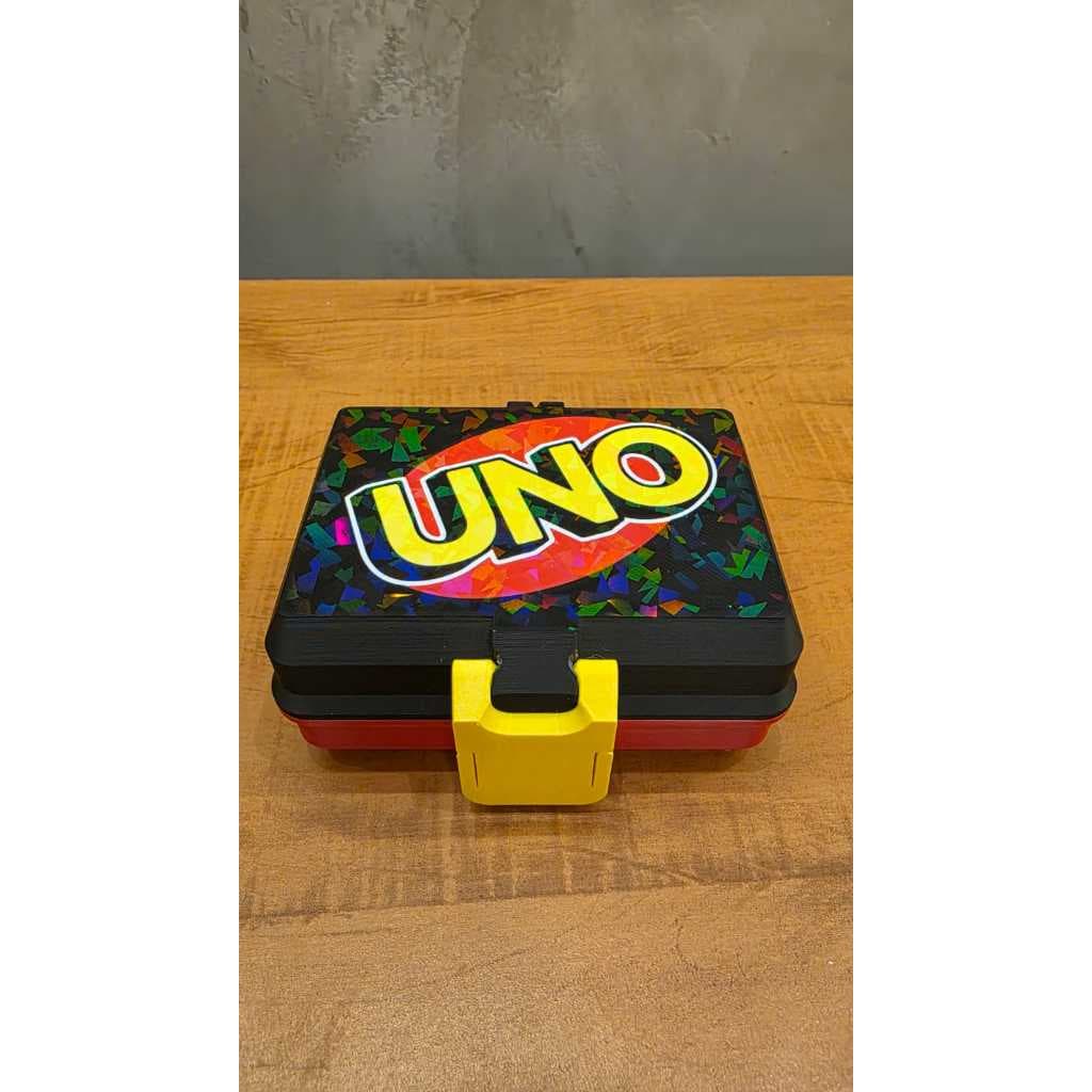 Caixa Porta Cartas UNO em Impressão 3D – Organizador para Baralho UNO em PLA
