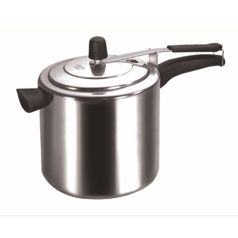 Panela de pressão de 10L polida- Panela de pressão Grande de aluminio- Panela grande