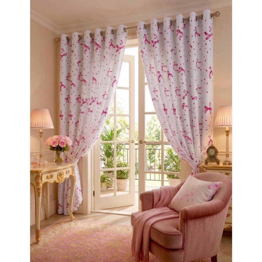 Cortina De Laços Tecido Piquet Premium 4,00x2,40 Para Varão Cortina De Laços Tecido Piquet Premium 4,00x2,40 Para Varão