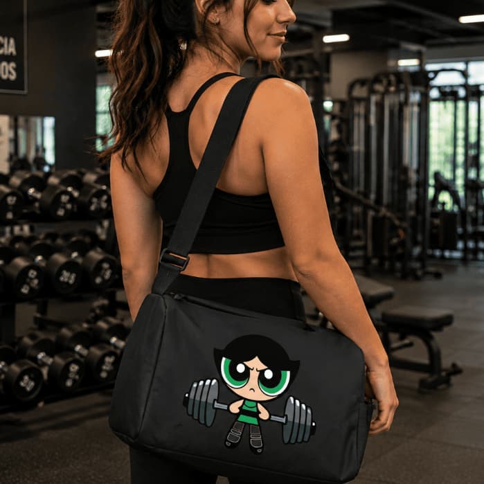 Bolsa Academia Espaçosa Impermeável Mala Anti-roubo Docinho Exclusive Tendencia