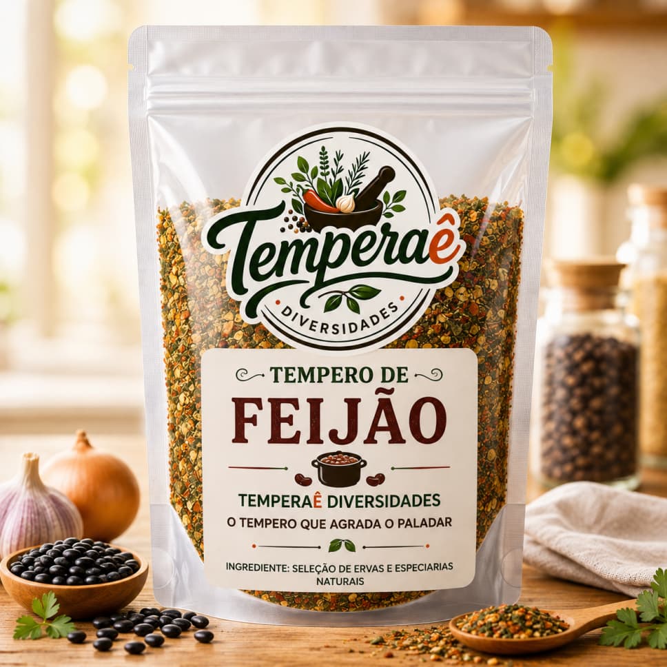 Tempero Para Feijão De Cozinha Especiarias Para Comida Sem Conservantes
