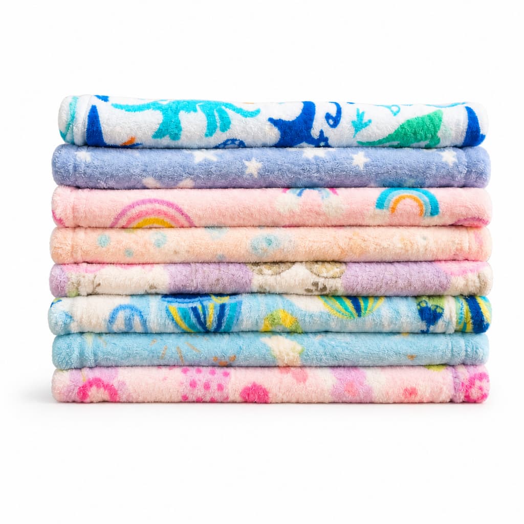 Manta Cobertor Bebê Infantil Microfibra Soft Estampada Macia Menino Menina Avulsa
