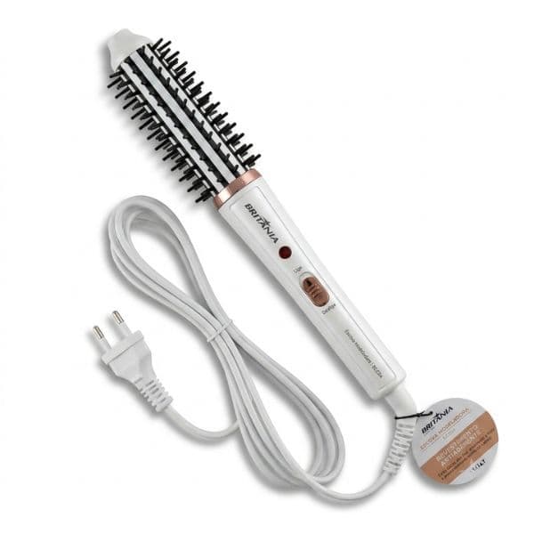 Escova Modeladora Britânia 2 em 1 Antiaderente 40W BEC04 - Bivolt