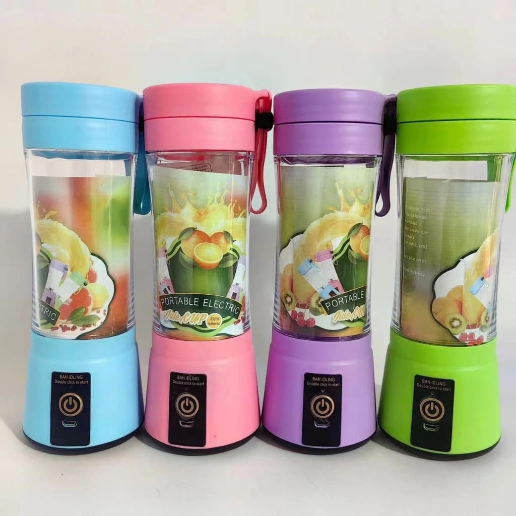 Mini Liquidificador Portátil Shake Com 6 Laminas Acompanha Cabo USB