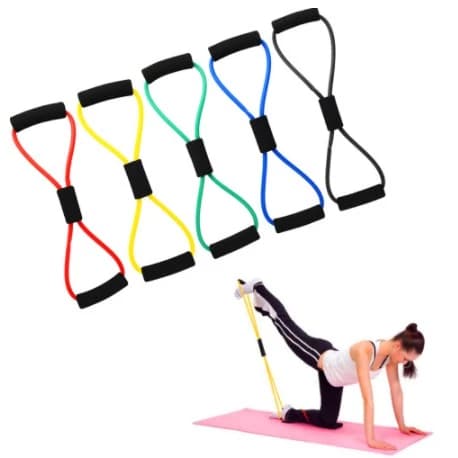 Elástico De Tensão Exercício Multifuncional Treino Ombro Braço Glúteos Academia Treino