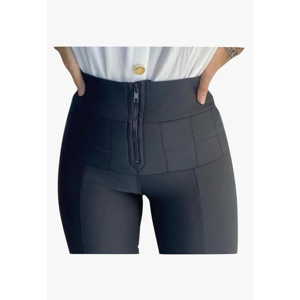 Calça Lipo Modeladora Feminina Cintura Alta Compressão Levanta Bumbum Fitness Academia