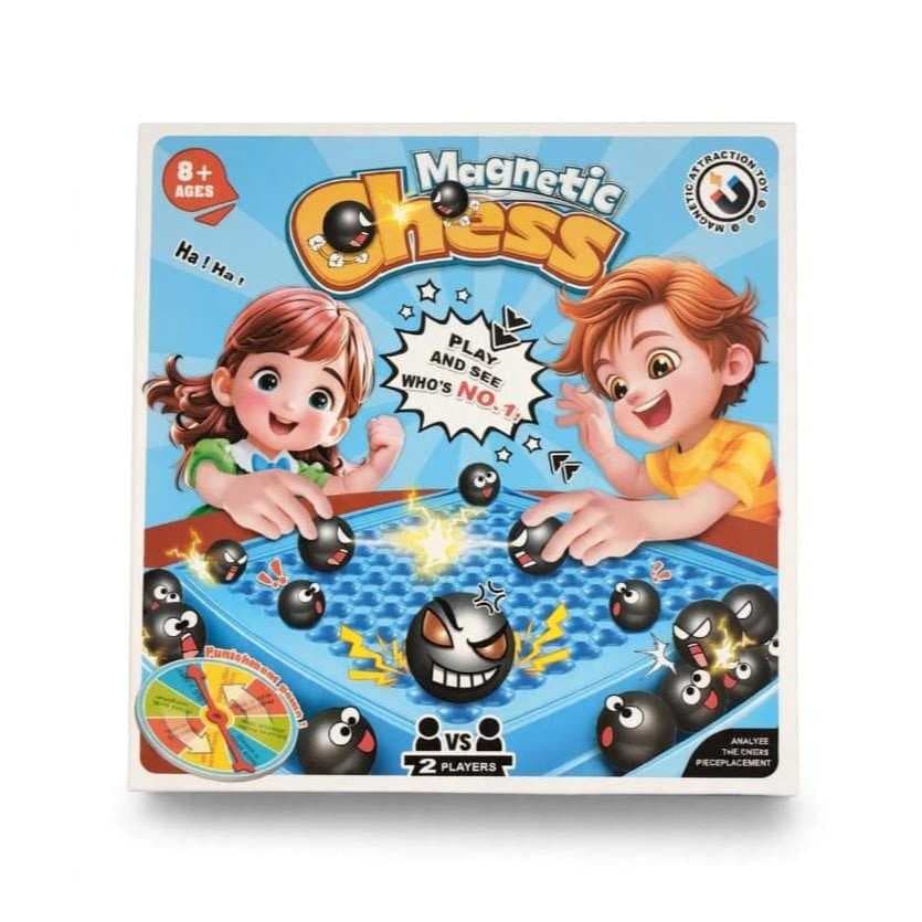 Brinquedo Jogo Xadrez Magnético Bolinhas Crianças E Adultos