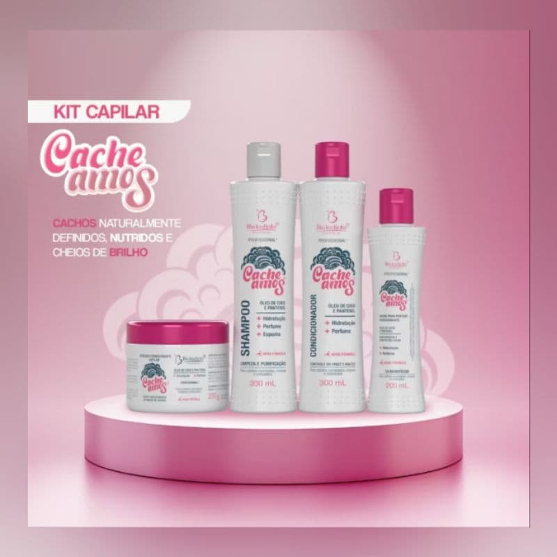 Bio instinto tratamento completo para seus cabelos o kit contém 4 unidades