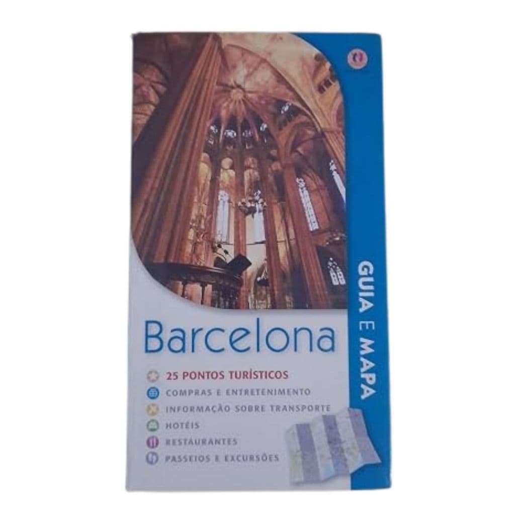 Livro Barcelona - Coleção Guia e Mapa Editoria Ciranda Cultural