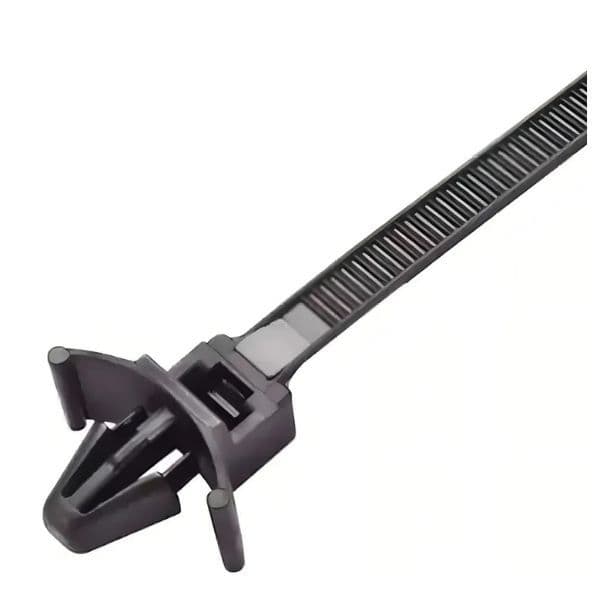 50 Unidades Abraçadeiras Cinta Plástica Chicote Presilha 20cm Preto