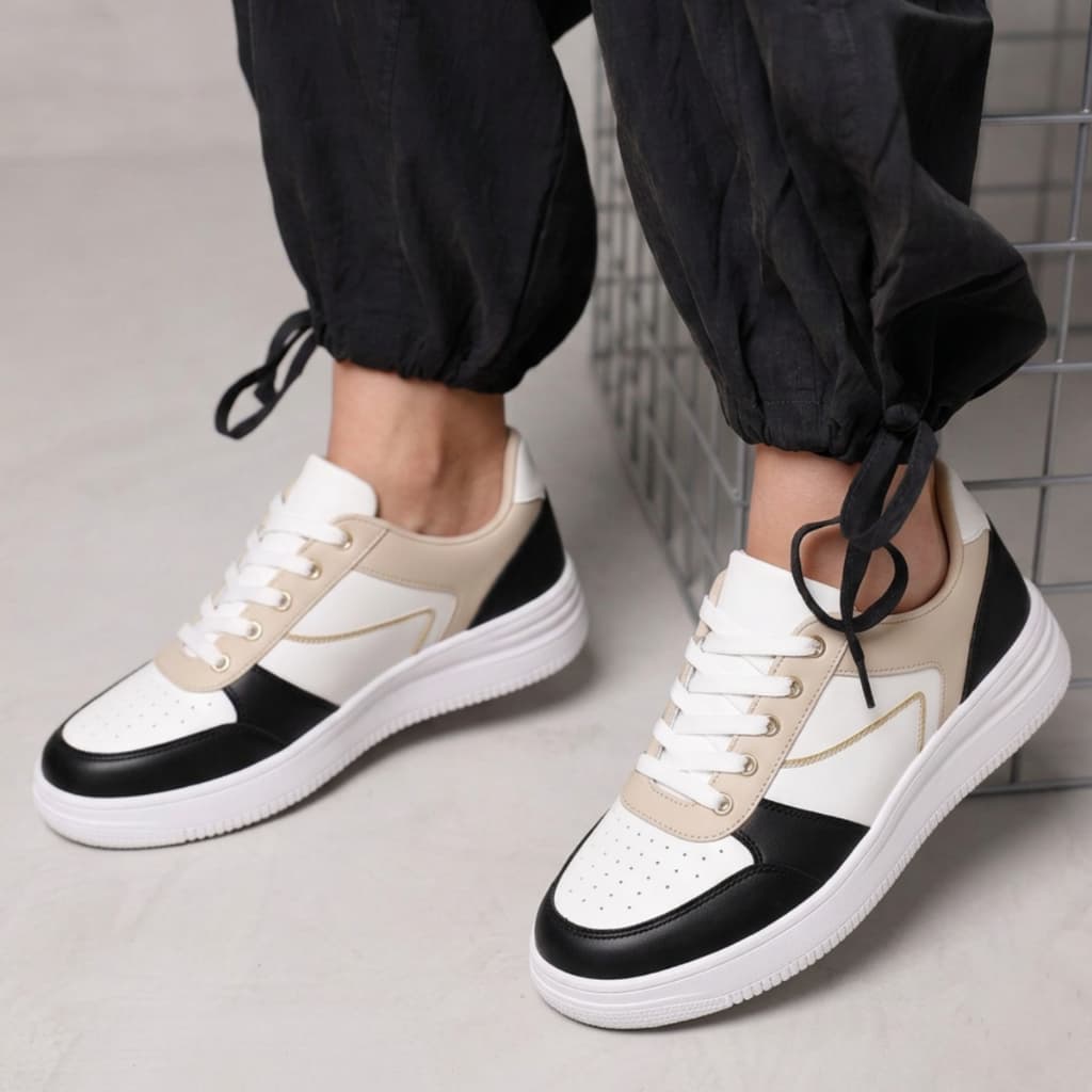 Tênis Casual Feminino Estiloso Elegante Dia a Dia Básico Minimalista - Promoção Envio Imediato