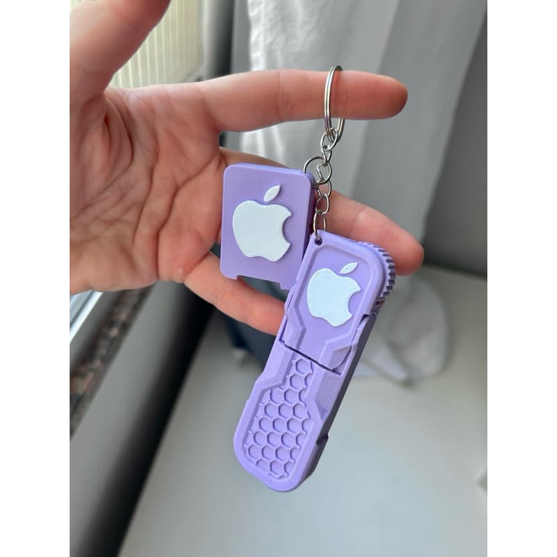 Chaveiro 2 em 1 Abridor de Lata e Suporte para celular IPhone maçã Apple Suporte celular abridor lata
