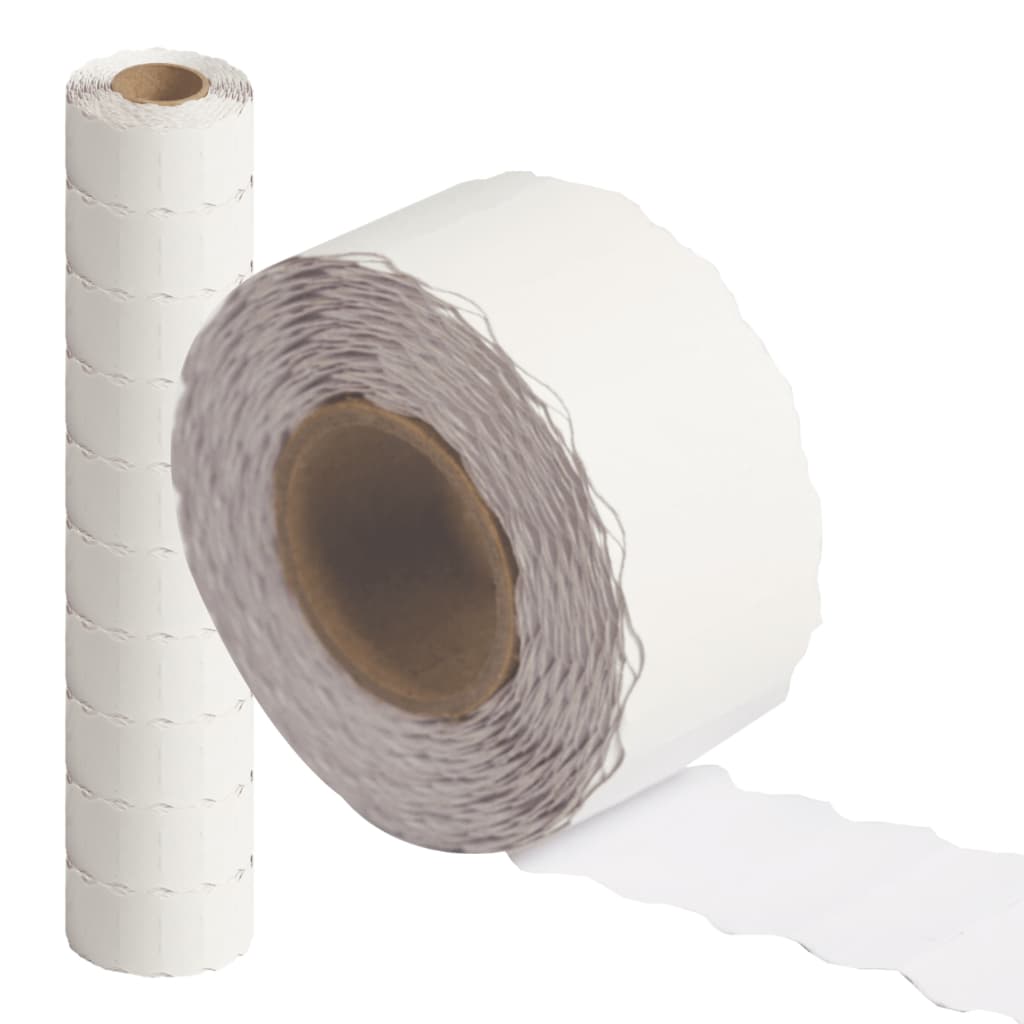 Etiqueta refil Etiquetadora Open C8 (26x12mm ondulada) - 10 rolos com 1000
