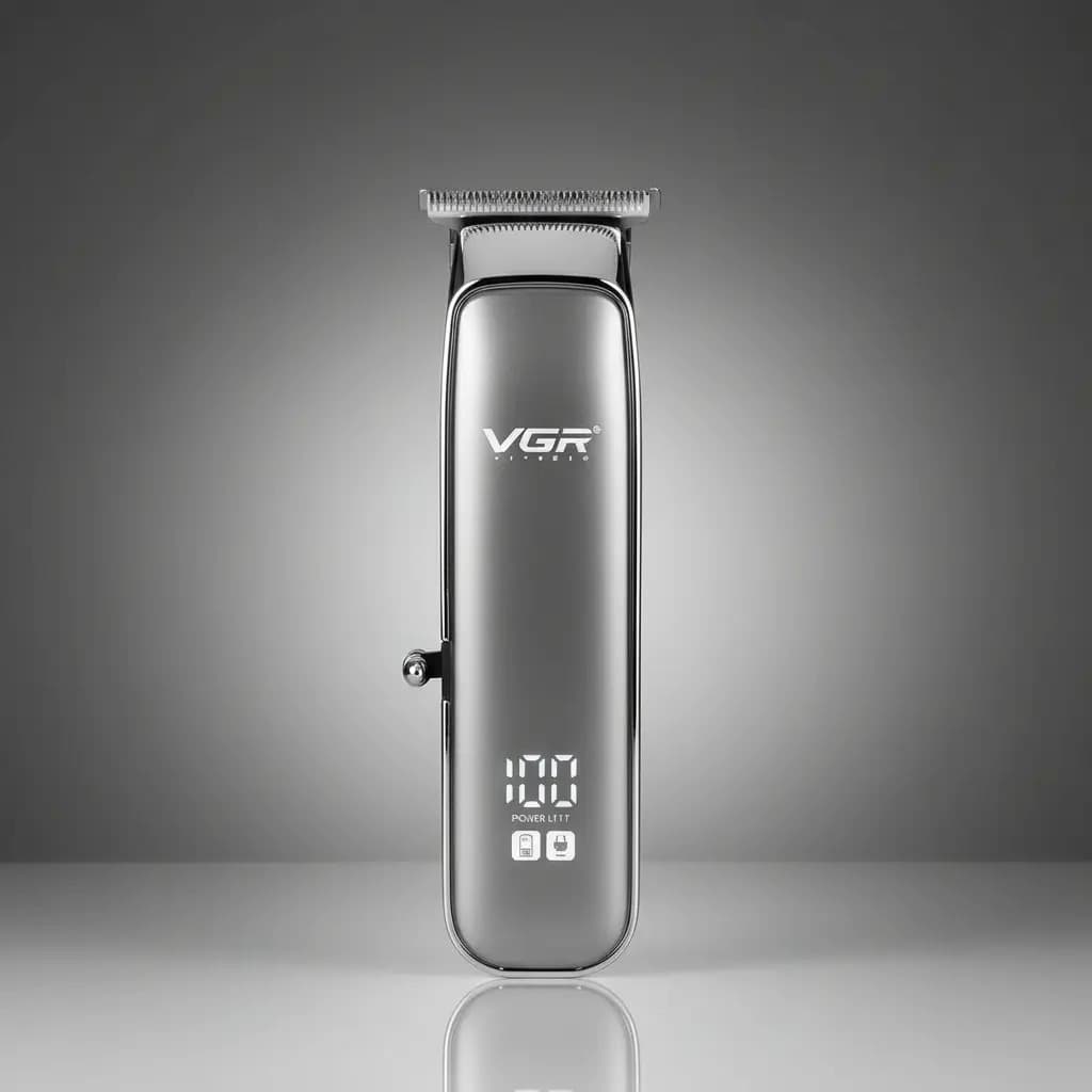Maquininha De Cortar Cabelo Aparador Design Profissional Led