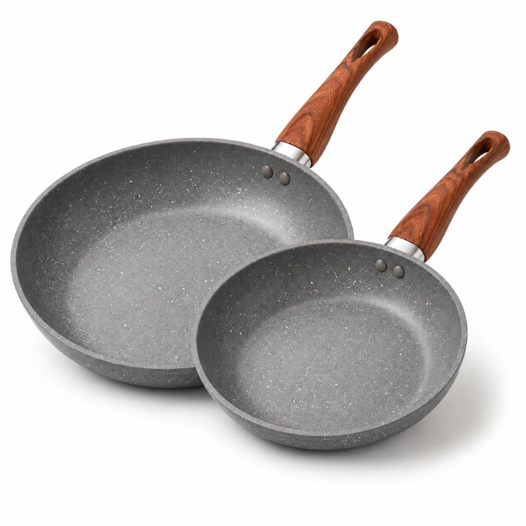 Kit 2 Frigideiras Cerâmica Antiaderente Indução 20/24cm