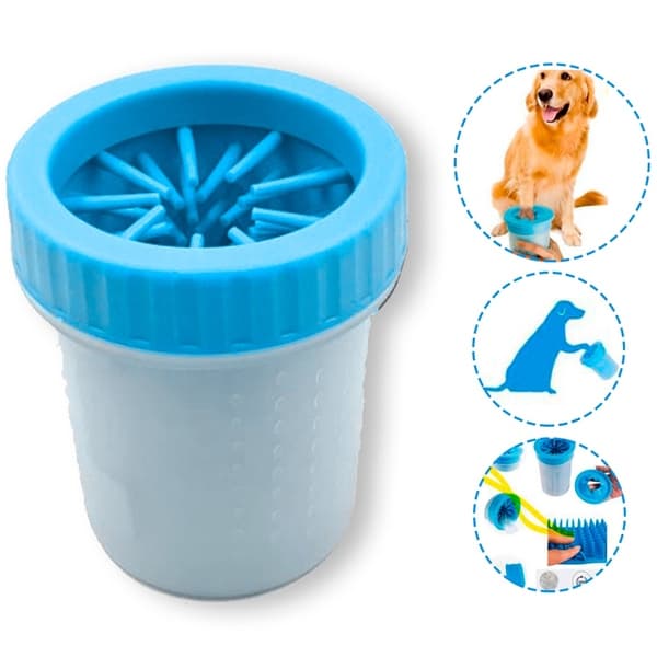 Limpa Patinhas Pet para Cachorros – Removedor de Sujeira – Prático e Portátil