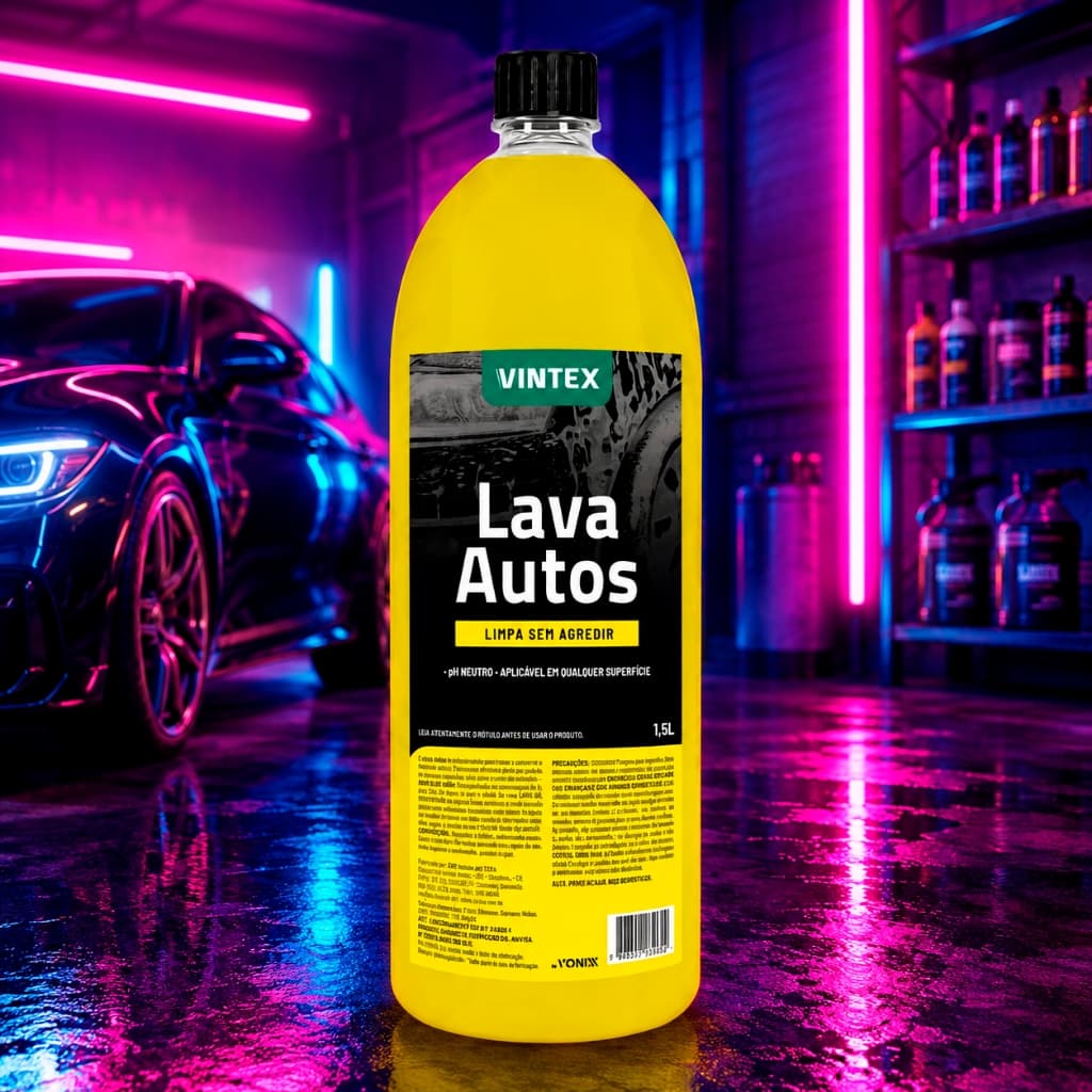 Shampoo Lava Autos Neutro Vonixx Carro Concentrado 1,5L