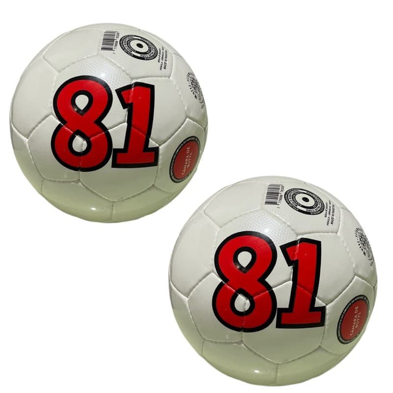 2 Bolas Dalponte 81 Costurada À Mão Campo Society Futsal Resistente