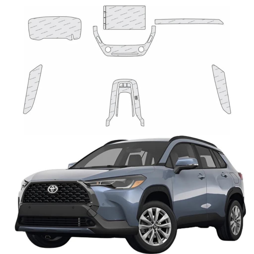 Kit Pelicula Ppf Proteção Interna Antirrisco  Corolla Cross 20 A 26