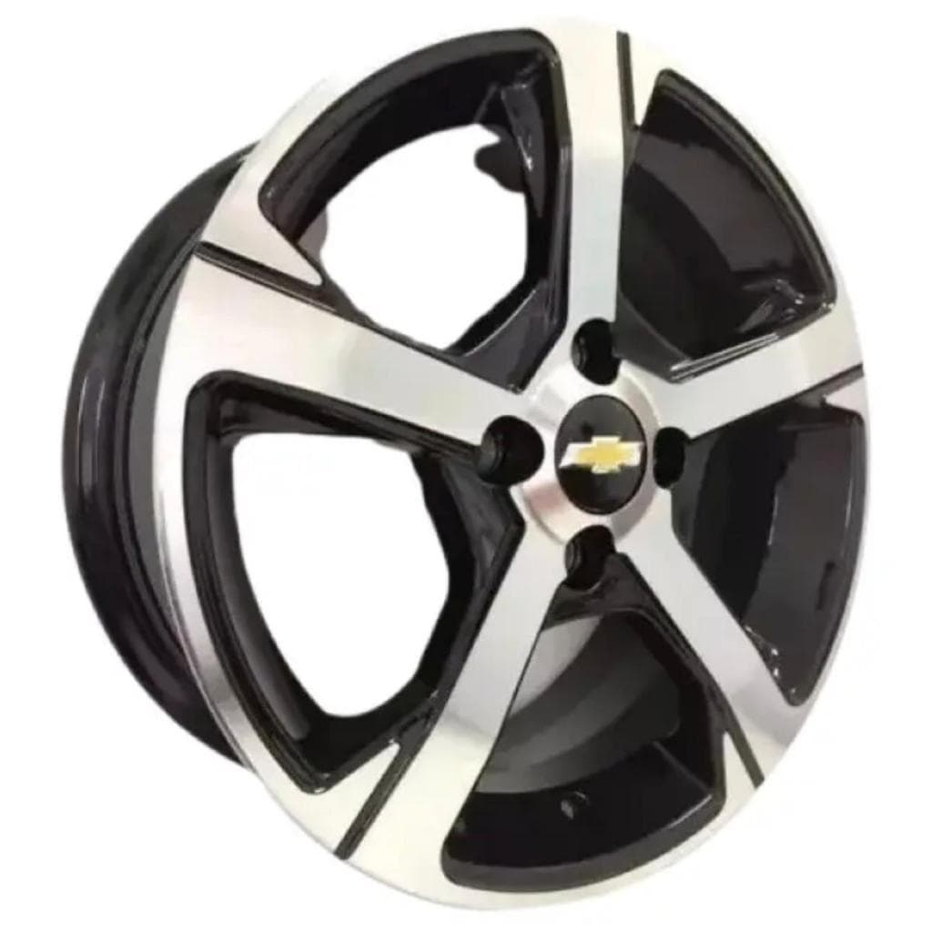 Kit 04 Rodas Aro 15 Gm Celta Corsa Chevette + Bicos S259
