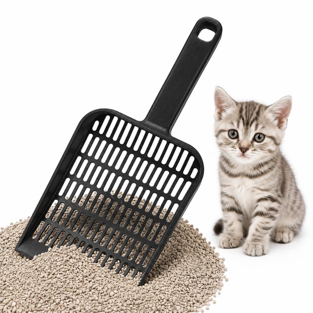 Pá Coletora Higiênica Coletora Cocô Fezes Pets Gatos E Cães Preto