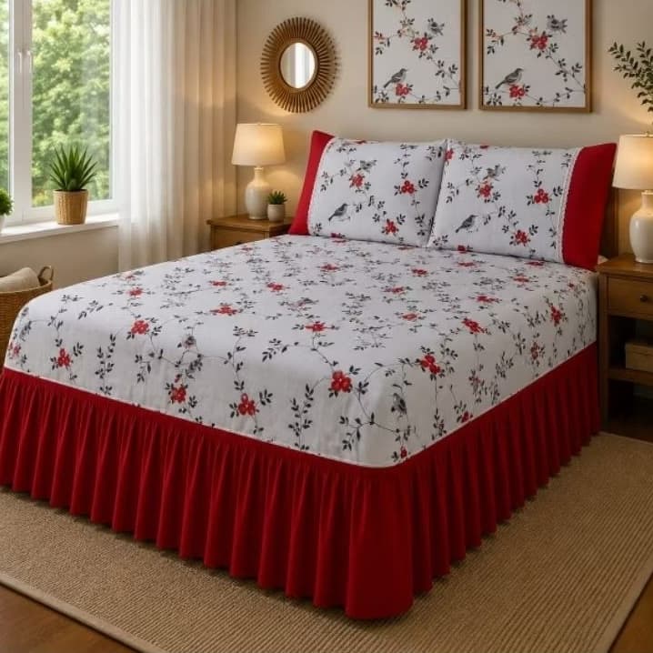COLCHA COLBRE LEITO CASAL OXFOD ESTAMPADO BARRA LISA