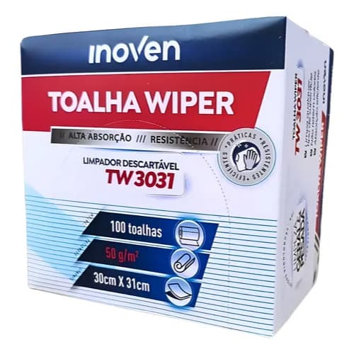 Toalha Wiper TW3031 100un Inoven