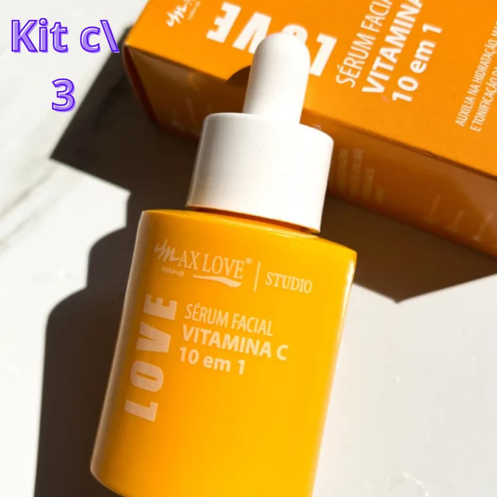 Kit Sérum facial 10 em 1 Max Love"