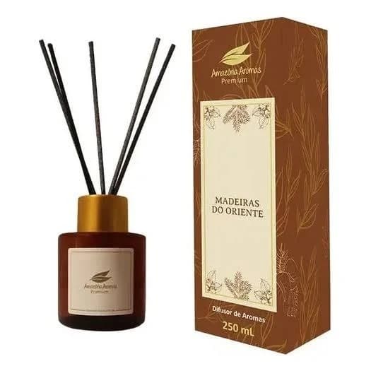 Aromatizador Difusor Premium Amazônia Aromas 250ml Fragrâncias Sofisticadas Ambiente Decoração
