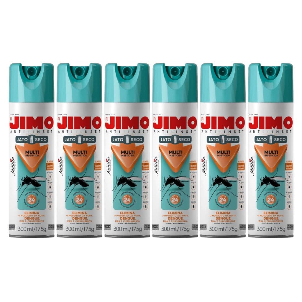 Repelente Jimo Anti Inset Jato Seco Sem Fragrância 1800ml Eficaz Contra Mosquitos Moscas Baratas Formigas Insetos