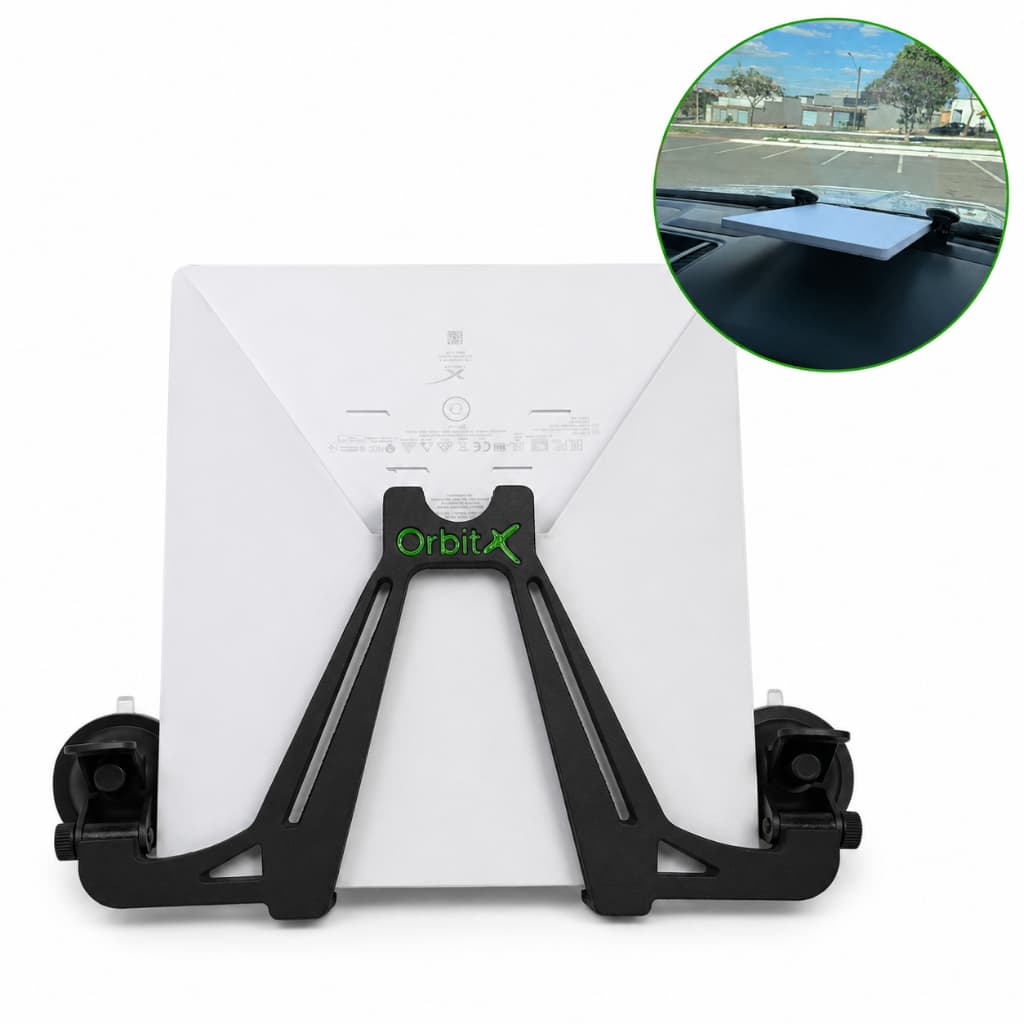 Suporte Starlink Mini Veicular Ventosa Slim Para Painel e Para-brisa