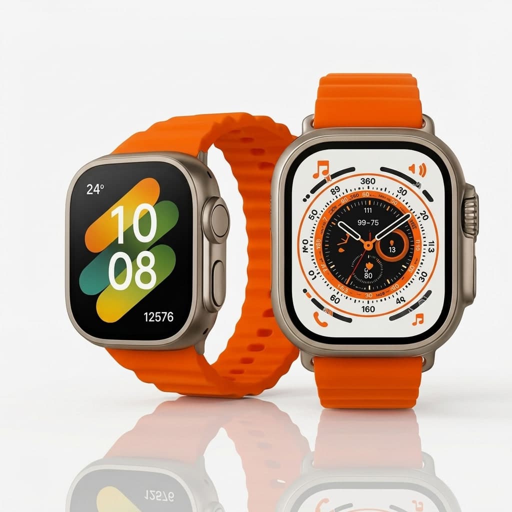Smartwatch Série 10 Ultra 120g 6.5x3x20cm Conectividade Bluetooth Bateria Longa Duração Compatível