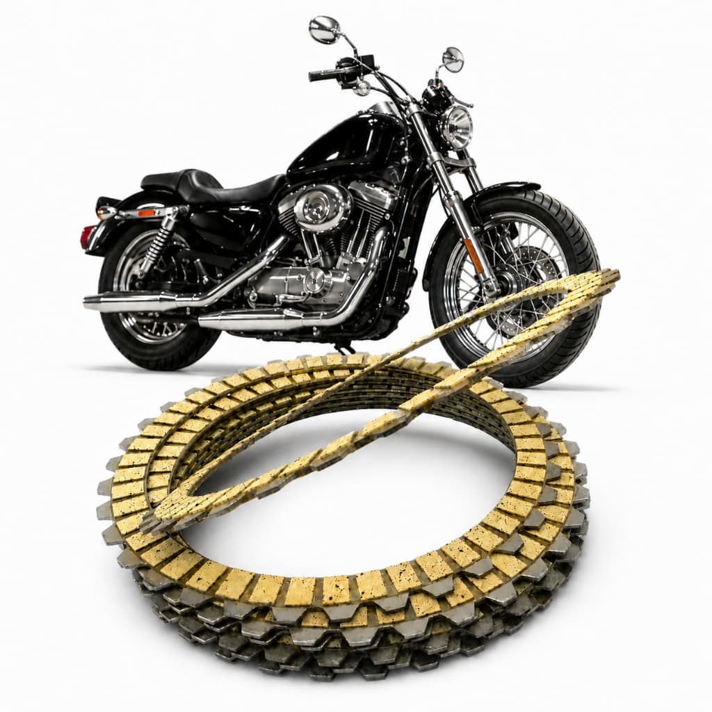 Kit Fricção De Embreagem Para Harley Sportster Xl 883 Xl1200 1991 até 2019 - 8 unidades