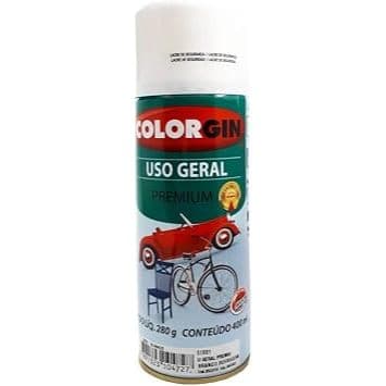 Colorgin Spray 350 ml Branco Brilhante Ref 55011