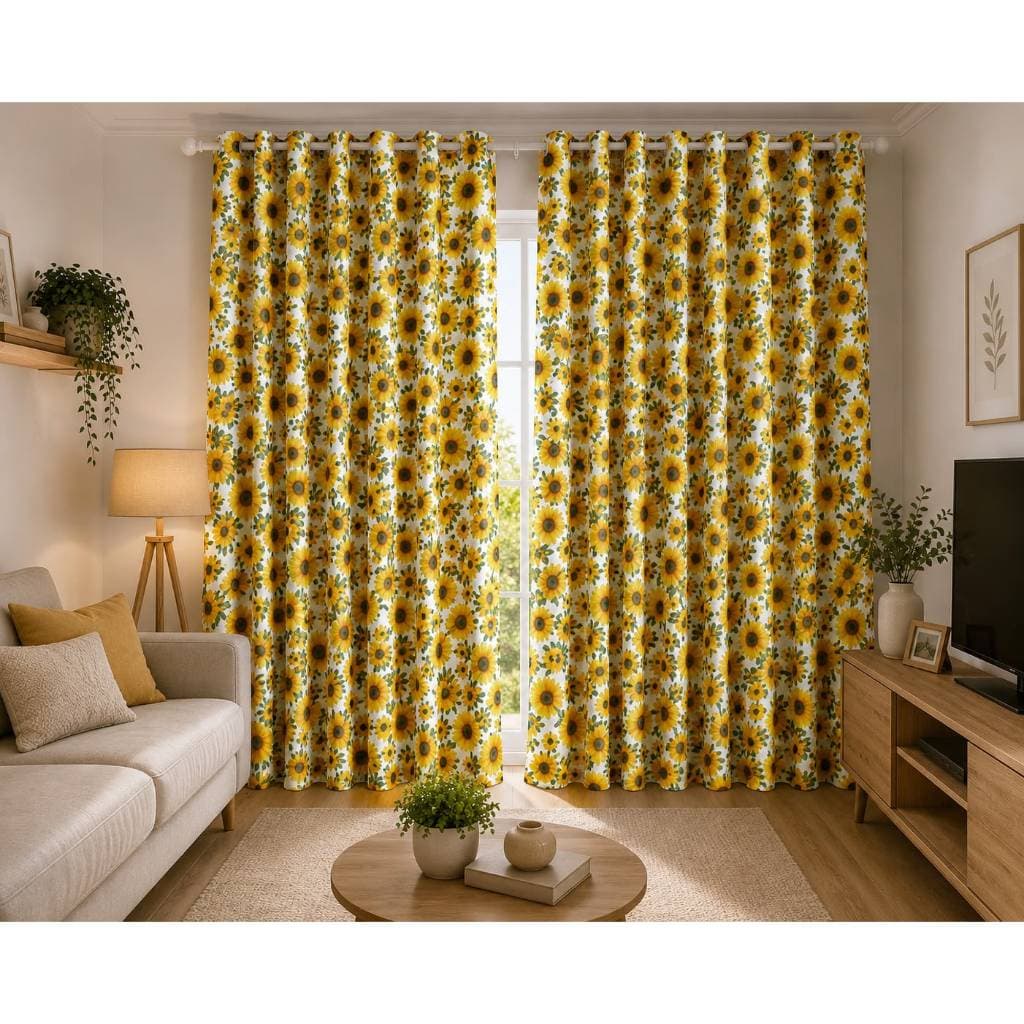 Cortina Decorativa Cozinha Sala Quarto 2,80 x 1,70 Cortina Estampada