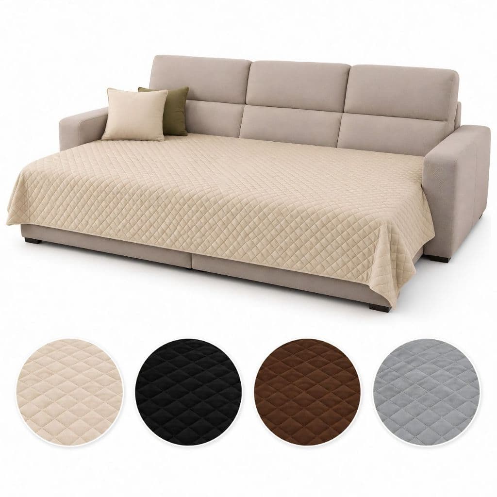 Manta Protetora Pra Sofá Impermeável Premium Gigante | 2,45x1,35m | Anti Pelos e Anti Arranhões Pets