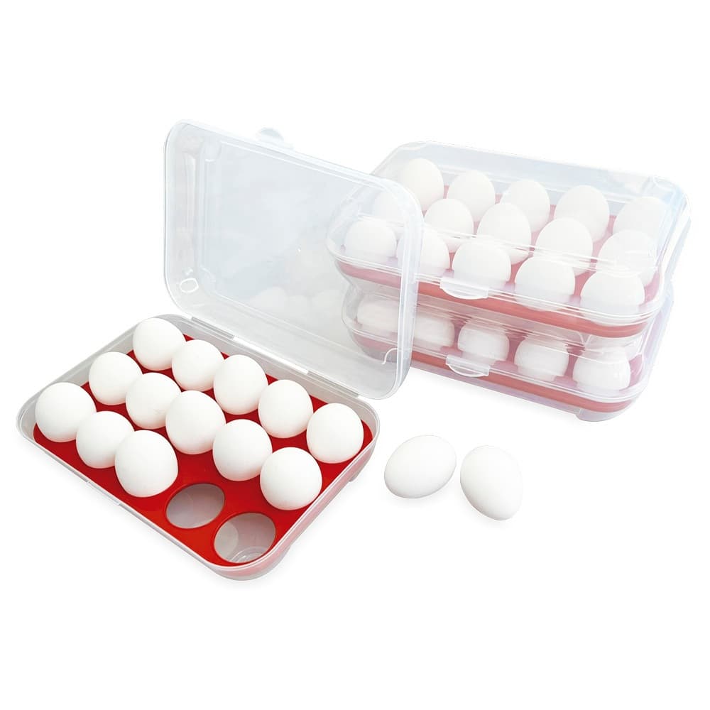 Porta Ovos - Organizador de Geladeira- P/ 15 Ovos - Marca Keita