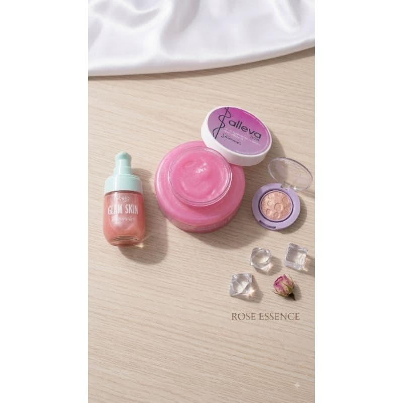 Kit Glow Bloom: Iluminador + Iluminador Líquido + Geleia Iluminadora