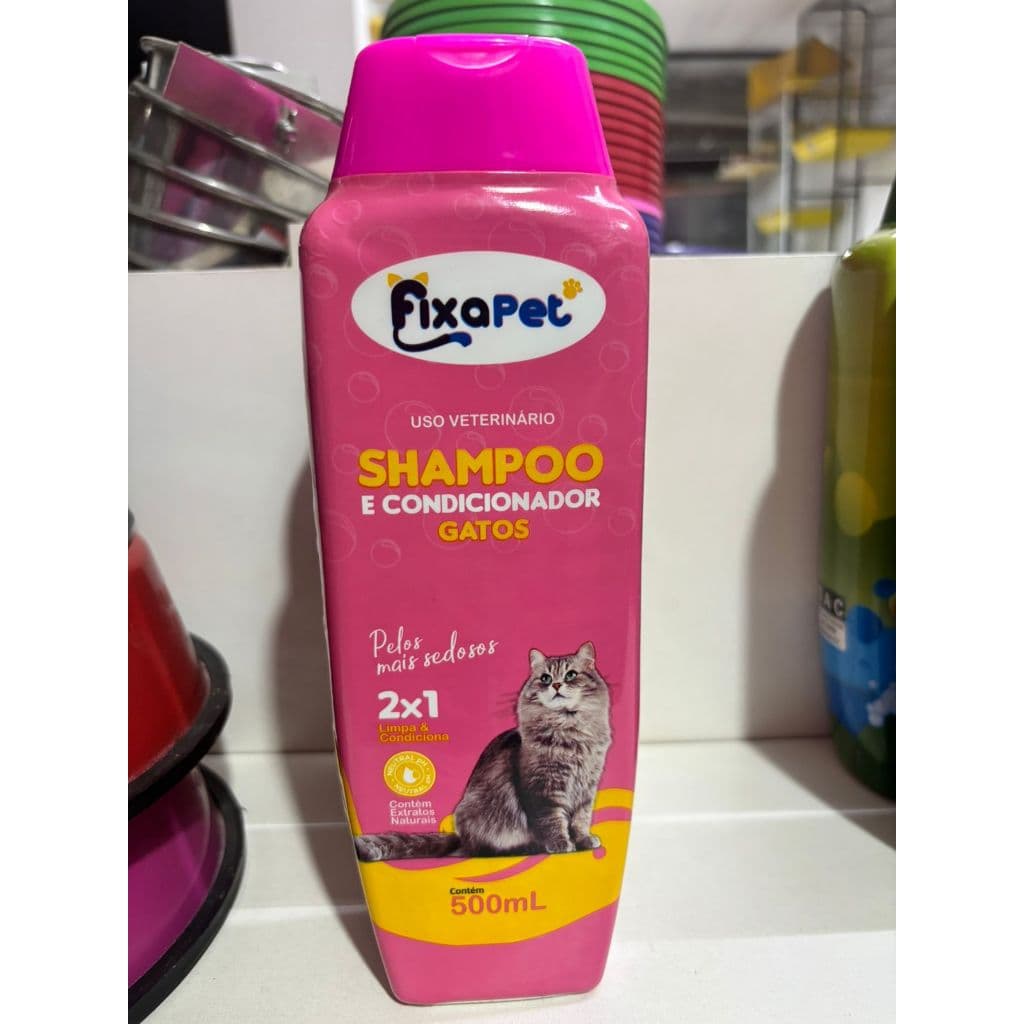Shampoo para Cachorro Cães Condicionador Pet Cat Dog Vários Modelos 500ml 02 em 01